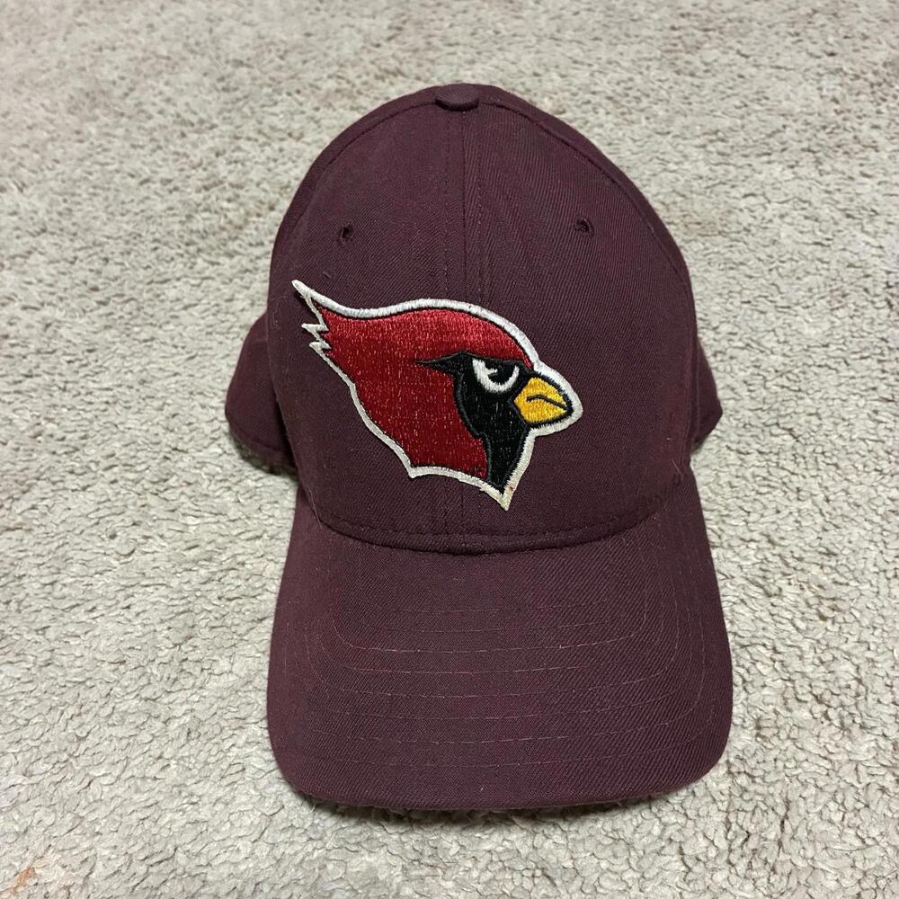 Vintage Arizona Cardinals Hat NEW ERA Y2K NFL Outline Logo Maroon Cap